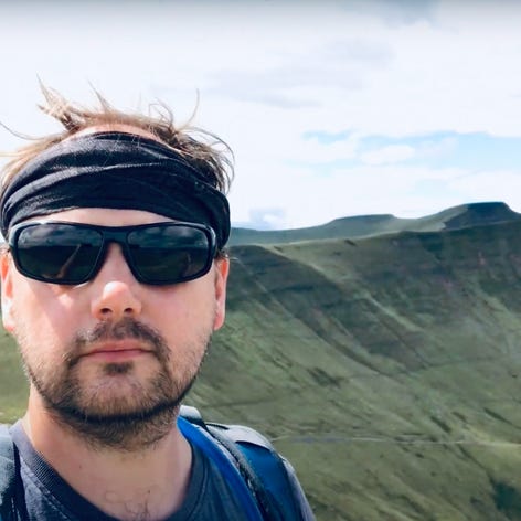 Selfie at the summit of Kilimanjaro